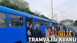 Tramvaj u kvaru  Linija 7 [upl. by Einnej]