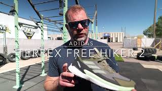 Adidas Terrex Free Hiker 2 With Boost Cushion And Grippy Tread [upl. by Ymmor297]