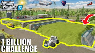 Compacting THE BIGGEST BUNKER in FS22  10000000L  1 BILLION Challenge  Farming Simulator 22 [upl. by Eloci]