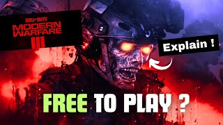 Is MW3 Zombies ACTUALLY Free to Play in 2024  Unlocking FREE MW3 Zombies  by borntoplaygames [upl. by Enilehcim]