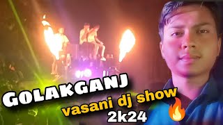 Golakganj vasani Durga Puja dj show 2024 🔥🔥 Hilai dise🔥 [upl. by Aekerly653]