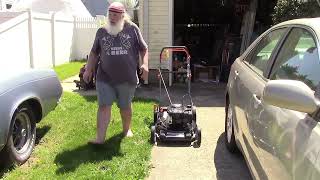 Yard Force 22quot 3In1 SelfPropelled Lawnmower Unboxing Assembly And Startup [upl. by Suolevram585]