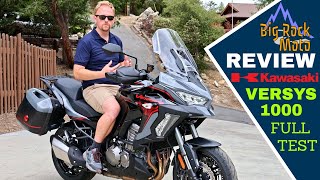 2021 Kawasaki Versys 1000 LT SE Review  Luxury Sports ADV Tourer [upl. by Nohsad]