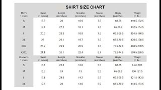 How To Use A Size Chart When Ordering Shirts Online [upl. by Hildegard872]