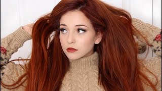 HOW TO Autumn OrangeGinger Hair Dye Tutorial [upl. by Enela]