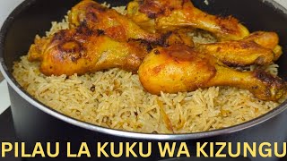 Jinsi ya kupika Pilau la kuku wa kizungu lenye ladha nzuri sana [upl. by Drofnelg798]