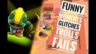 Brawl Stars FUNNY MOMENTS GLITCHES MEMES 1 [upl. by Demmahum]