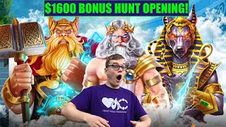 Never Done Before 1600 Bonus Hunt Opening 31 Slot Bonuses [upl. by Wernher]