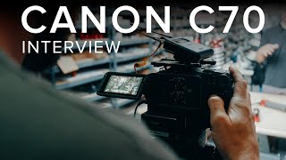 CANON C70 INTERVIEW  Canon R3  DJI Inspire 3  Behind the Scenes [upl. by Asa]