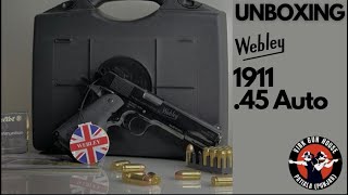 Unboxing Webley 1911 45 Auto  Virk Gun House Patiala [upl. by Nareht]