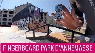 LE NOUVEAU FINGERBOARD PARK DANNEMASSE FRANCE GENÈVESuisse [upl. by Nudnarb]