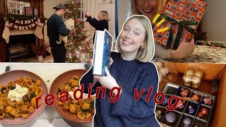 cozy reading vlog I read my fav book of 2023  decorating for the holidays [upl. by Leraj21]