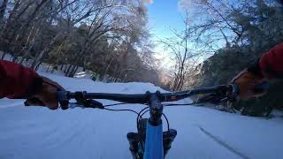 Winter Woolly  Highland Mountain Bike Park  2022 [upl. by Harolda]