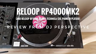 Reloop RP4000MK2 review from DJ perspective [upl. by Pich]