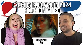 Czechia  Eurovision 2024 Reaction  Aiko  Pedestal  Eurovision Hub [upl. by Tonnie562]