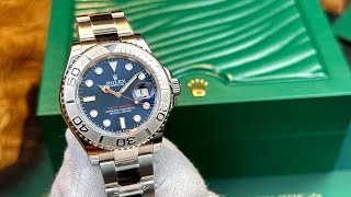 Review  Rolex Yacht Master 126622 Blue  Quang Lâm [upl. by Zahara]