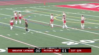 Peters Township High School Girls Field Hockey vs Greater Latrobe  October 2 2024 [upl. by Kcinomod159]