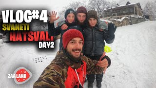 VLOG46 SKIING HATSVALI SKI RESORT SVANETI DAY 2  ვლოგი სვანეთიდან სრიალი ჰაწვალზე მესტია დღე 2 [upl. by Isaiah]