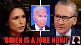 Bill Maher amp Tulsi Gabbard Trigger MSNBC Host Over Bidens SAD Debate [upl. by Llewxam261]