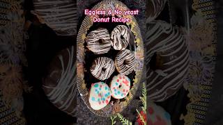 How To Make Donuts Without Eggs or Yeast donutrecipe donut youtubeshorts shorts recipe food [upl. by Copp]