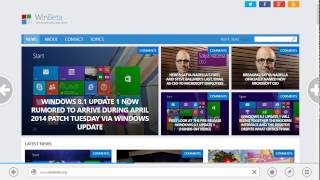 Mozilla Firefox Windows 8 Modern Ui Beta Discontinued [upl. by Llenyar807]