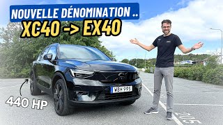 Essai de la Volvo EX40 2024  Plus de puissance et dautonomie [upl. by Marie]