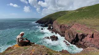 Tenby to Manorbier on the Pembrokeshire Coast in Wales  July 2023 [upl. by Gaulin518]