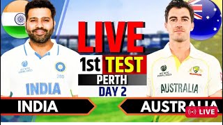 India vs Austrelia 1Test day 2 live [upl. by Sellig834]