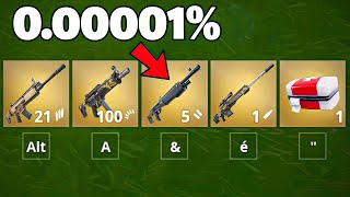 Ce STUFF est le PLUS RARE de FORTNITE 000001 de chance [upl. by Nim]