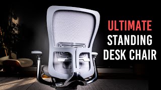 NEW Haworth Zody Review  The ULTIMATE Standing Desk Chair [upl. by Weil]