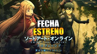 SAO está de REGRESO FECHA DE ESTRENO  Sword Art Online Progressive Scherzo of the Deep Night [upl. by Tsuda]