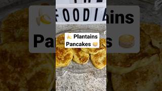 🍌 Easy Plantain Pancakes shorts pancakes plantains easypancake plantainrecipes easybaking [upl. by Hentrich]