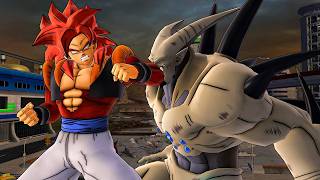 SSJ4 GOGETA vs OMEGA SHENRON  Dragon Ball Z Ultimate Tenkaichi Requested dragonballz [upl. by Tsui]