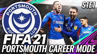 THE RETURN TO POMPEY  FIFA 21 PORTSMOUTH CAREER MODE S1E1 [upl. by Kristan115]