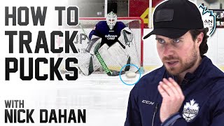 Tracking Pucks Properly  Ice Hockey Goalies  Dahan Goaltending Episode 3 [upl. by Niveb695]