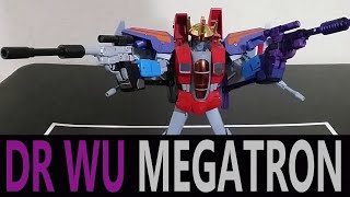 DrWu DWE36X Menace King Megatron Toy Color Version DWE36S Transparent Version [upl. by Tevis782]