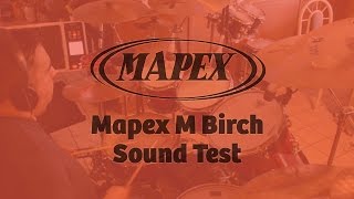 mapex m birch 6 pc drum  mapex M birch drumset drum kit set review [upl. by Yelak979]