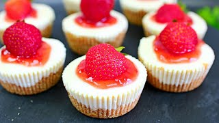 NOBAKE Mini Cheesecake Bites Recipe [upl. by Nyre]