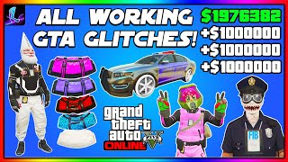 ALL WORKING GTA 5 GLITCHES IN 1 VIDEO BEST GLITCHES IN GTA 5 ONLINE AFTER PATCH 168 [upl. by Frye]