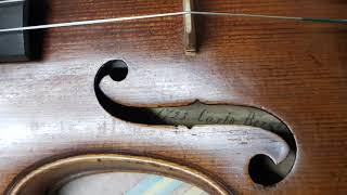 violin testing Carlo Bergonzi 1723 Dashgyn İbragimkhalil [upl. by Barina]