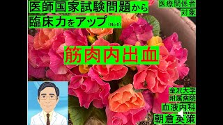 【医師国家試験から臨床力アップ6】筋肉内出血 [upl. by Aseneg567]