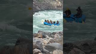 rafting Adventures Skardu Indusriver gilgitbaltistantourism gilgittourism shorts short [upl. by Kcirdes]