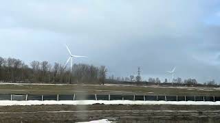 Turbines and Solar Panels Ithaca Michigan Ashley Michigan [upl. by Kellyann]