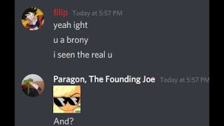 YBA Paragon is a brony exposed [upl. by Akinirt]