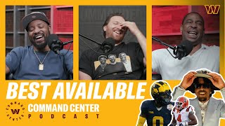 2024 NFL Draft Grades NFC East  Command Center Podcast  Washington Commanders [upl. by Maurilla]