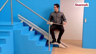 Retractable Rail  Stannah Stairlifts [upl. by Aivataj]