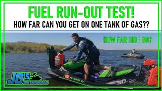 Fuel RunOut amp Mileage Range Test on the 2022 Kawasaki Ultra 310 LXS Jet Ski  4K [upl. by Ferren]