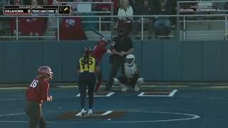 2024 NCAA Softball Oklahoma vs Texas AampM Commerce [upl. by Lledraw]