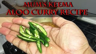 How To Cook Keema Aloo Curry  My Mums Authentic Bengali way [upl. by Felicdad]