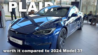 TESLA Model S Plaid worth it in 2024 when you can get the NEW Model 3 [upl. by Lorelei]